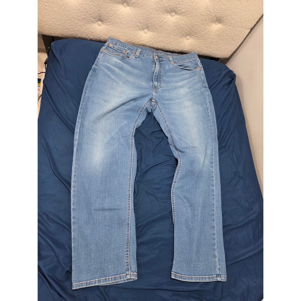 Levis 541 Athletic Taper Jeans Mens 38x32 Blue Denim Medium Wash Stretch Pants